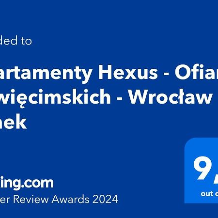 Apartamenty Hexus - Ofiar Oswiecimskich - Wroclaw Centrum Rynek Eksteriør bilde