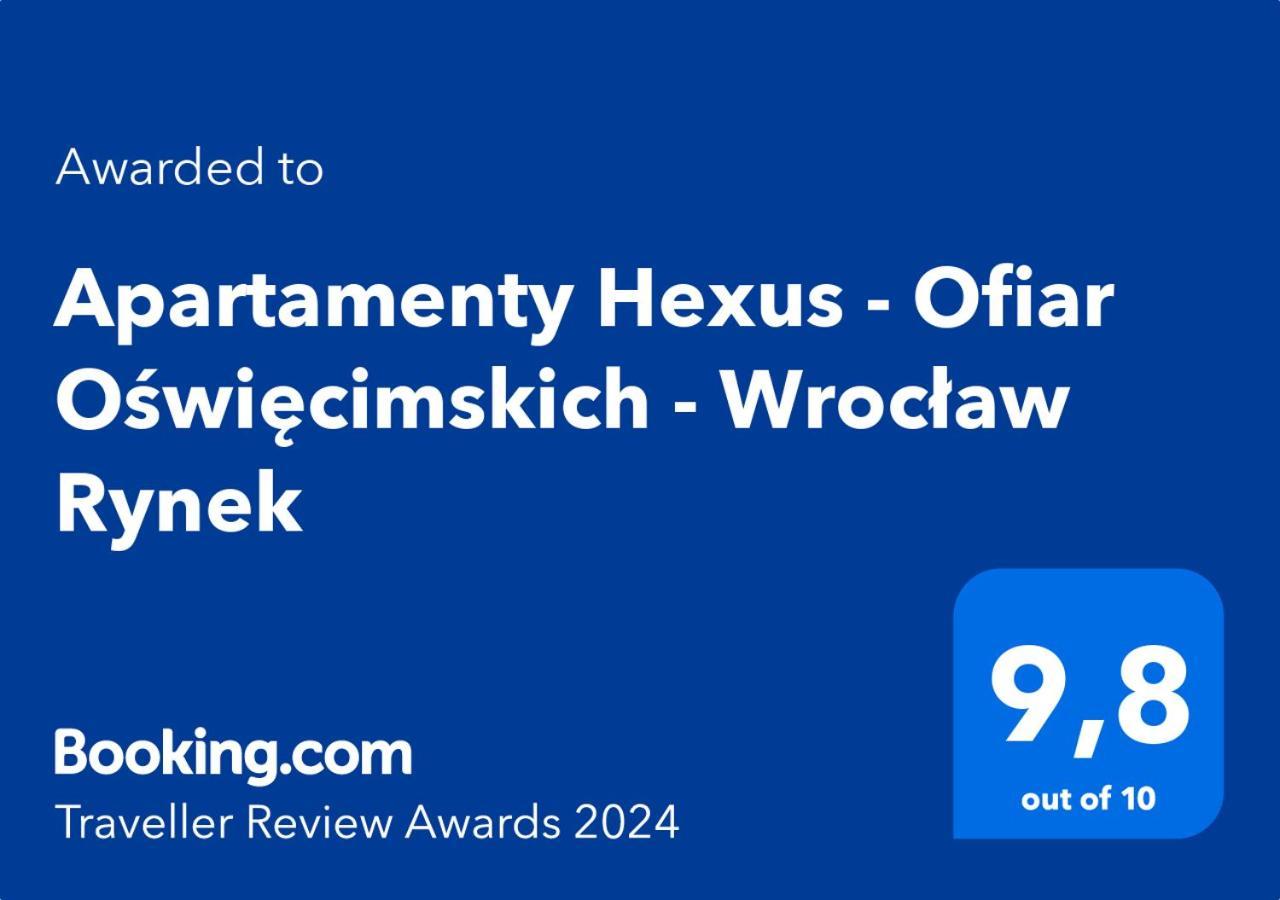 Apartamenty Hexus - Ofiar Oswiecimskich - Wroclaw Centrum Rynek Eksteriør bilde